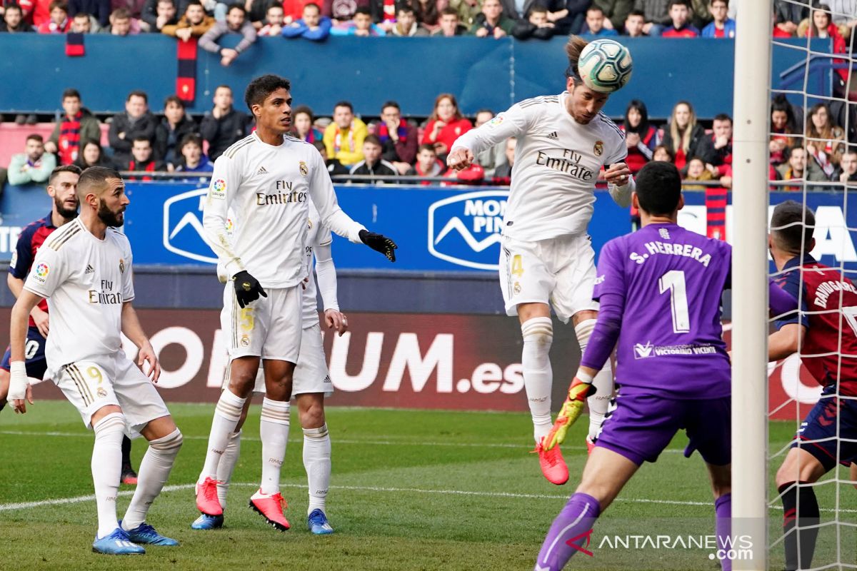 Cukur Osasuna 4-1, Real Madrid kian jauhi Barcelona