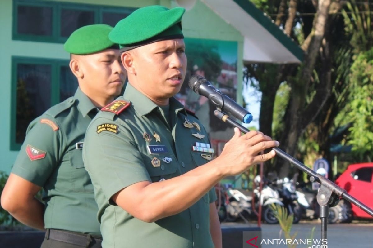 Kodim Nagan Raya intruksikan prajurit TNI kampayekan cegah Karhutla