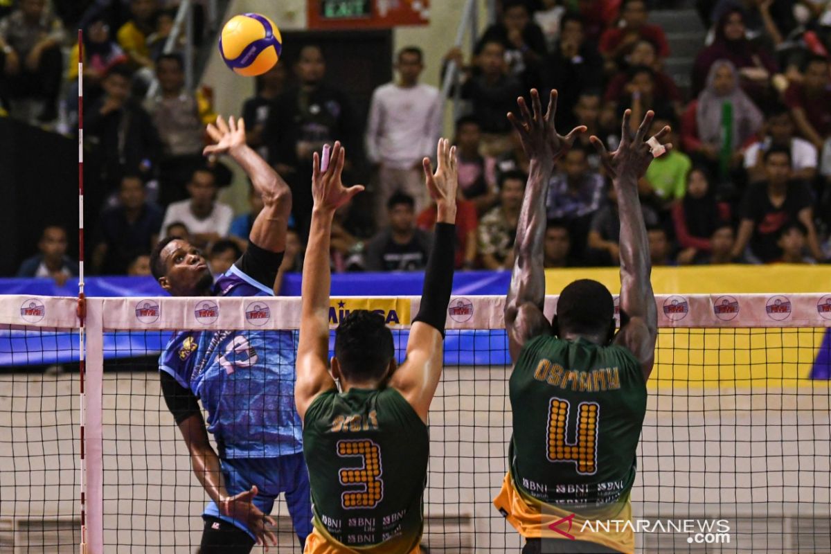 Proliga : Jakarta BNI 46 kalahkan Palembang Bank Sumsel Babel 3-0