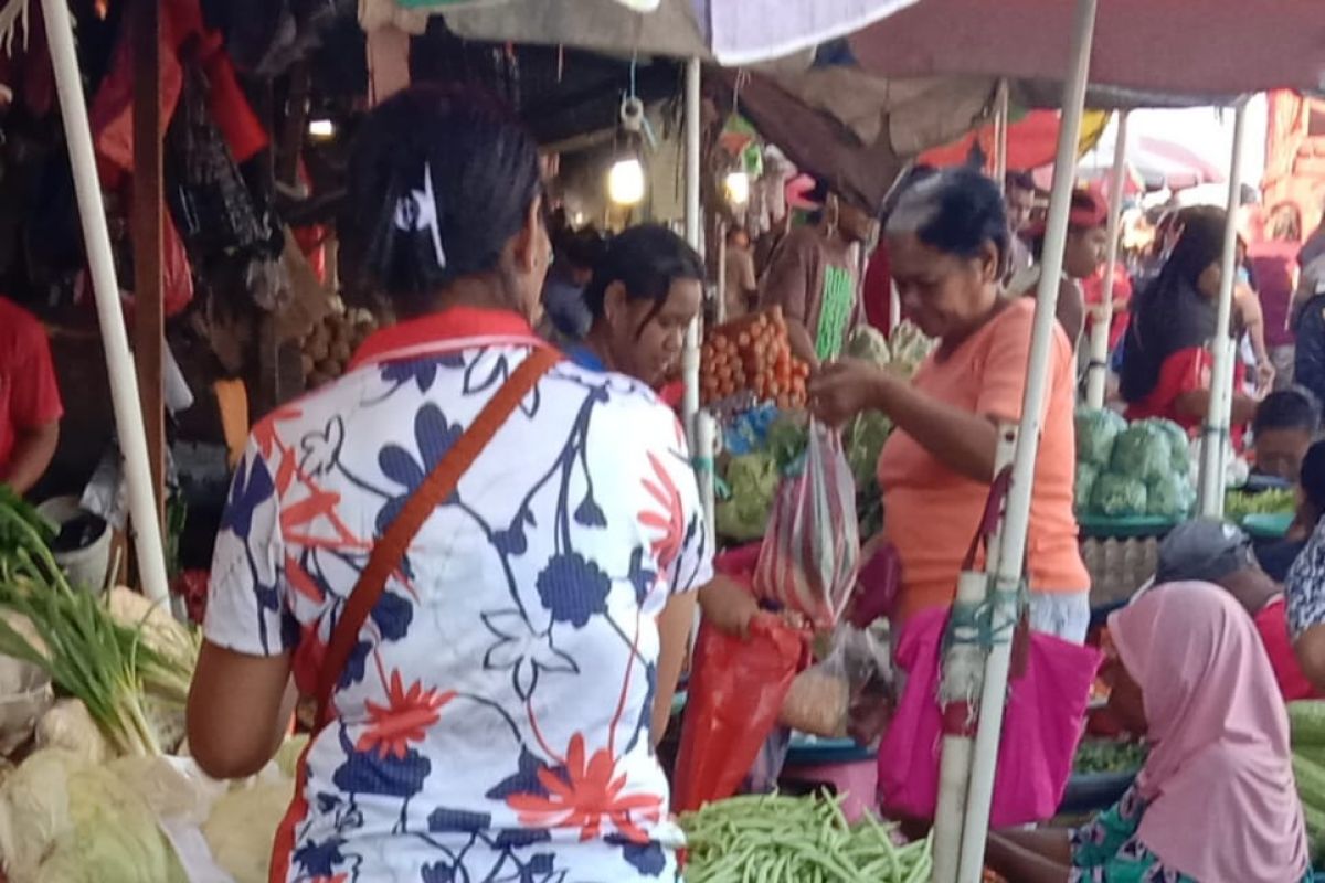 Harga sayur mayur pasar Ambon naik