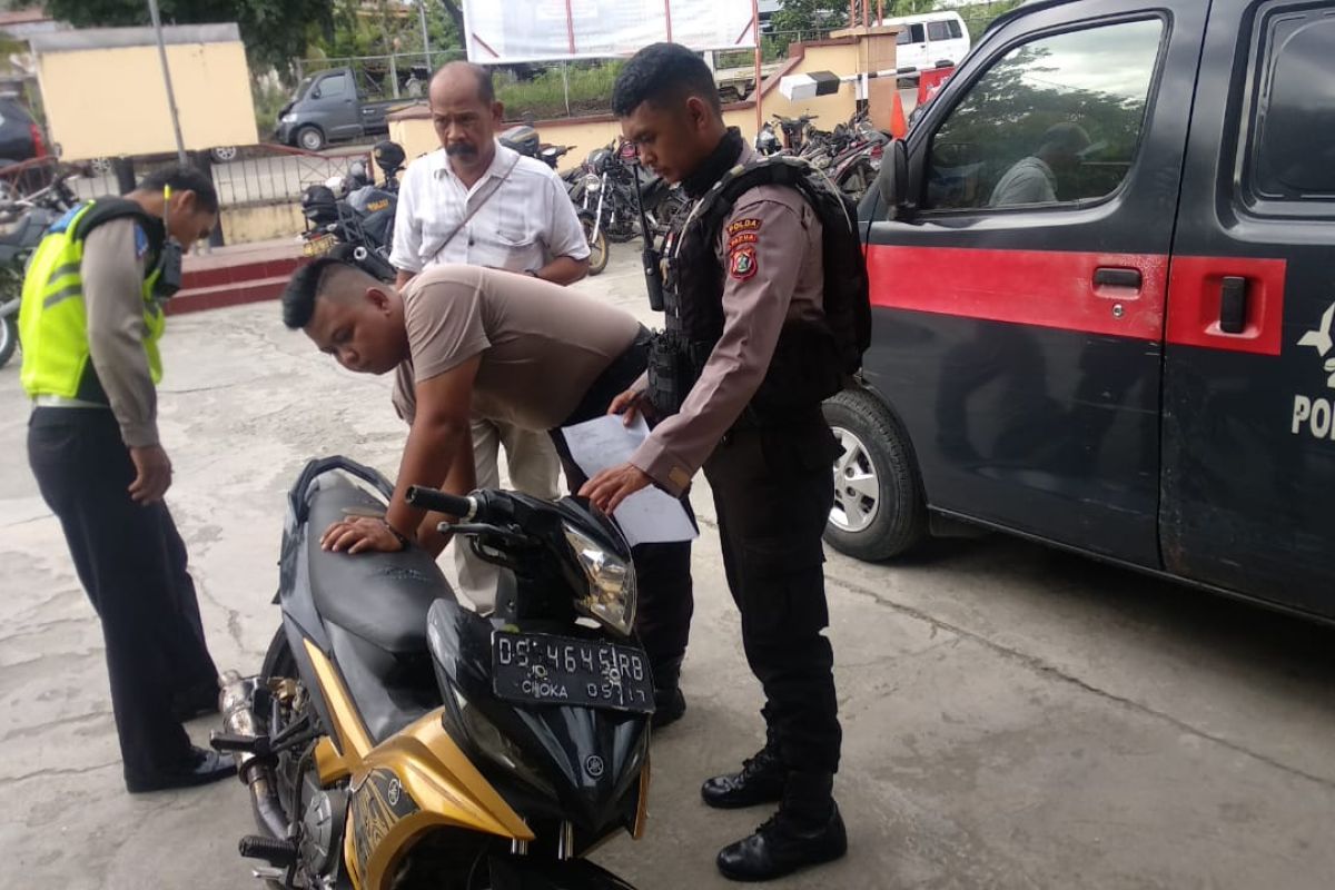 Polisi tangkap dua pemuda diduga miliki motor hasil curian