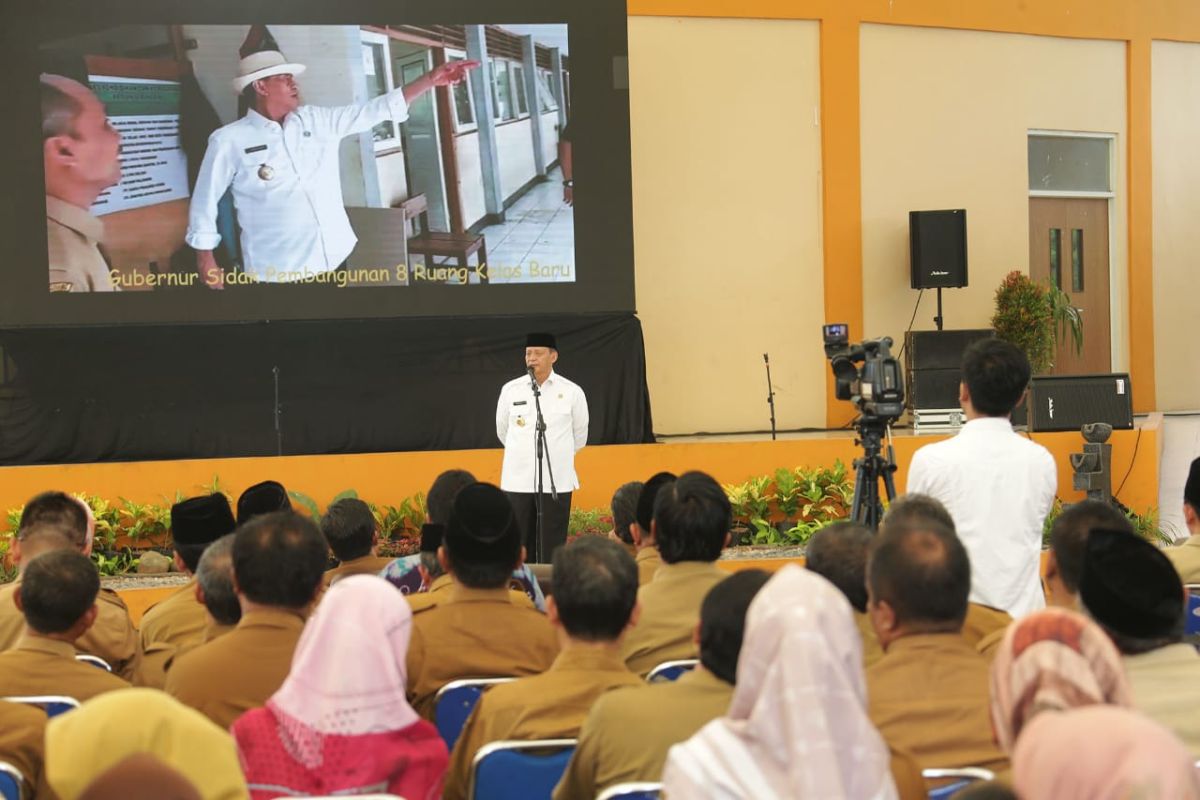 Gubernur Wahidin ingatkan kepala sekolah tidak korupsi