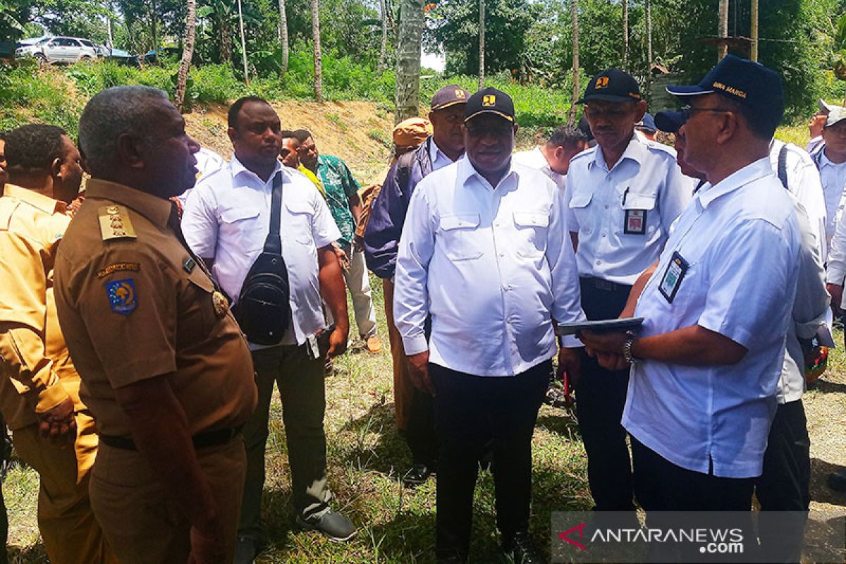 PUPR tinjau lokasi Pembangunan jembatan Pulau Mansinam Manokwari