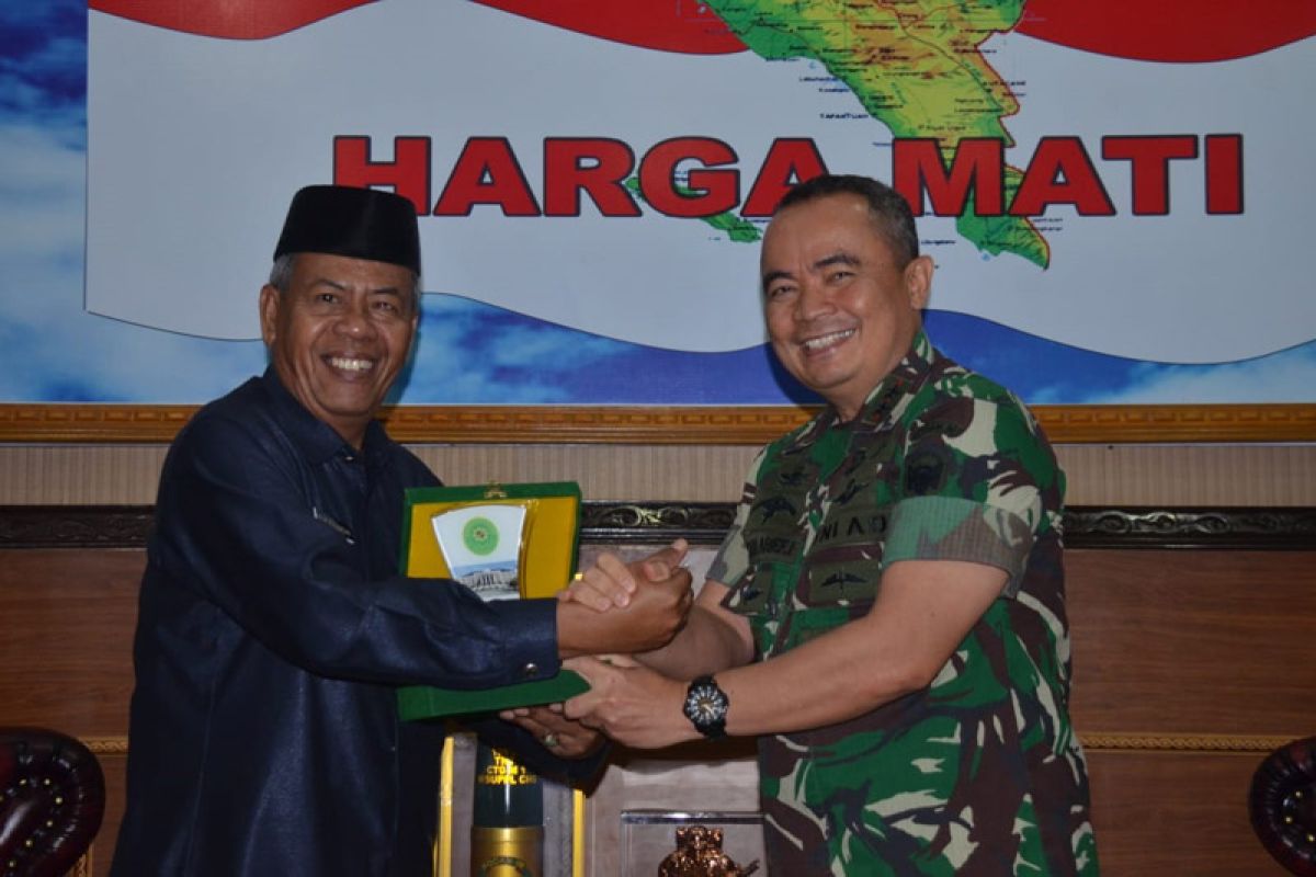 Pangdam IM terima audensi ketua Mahkamah Syariah Aceh