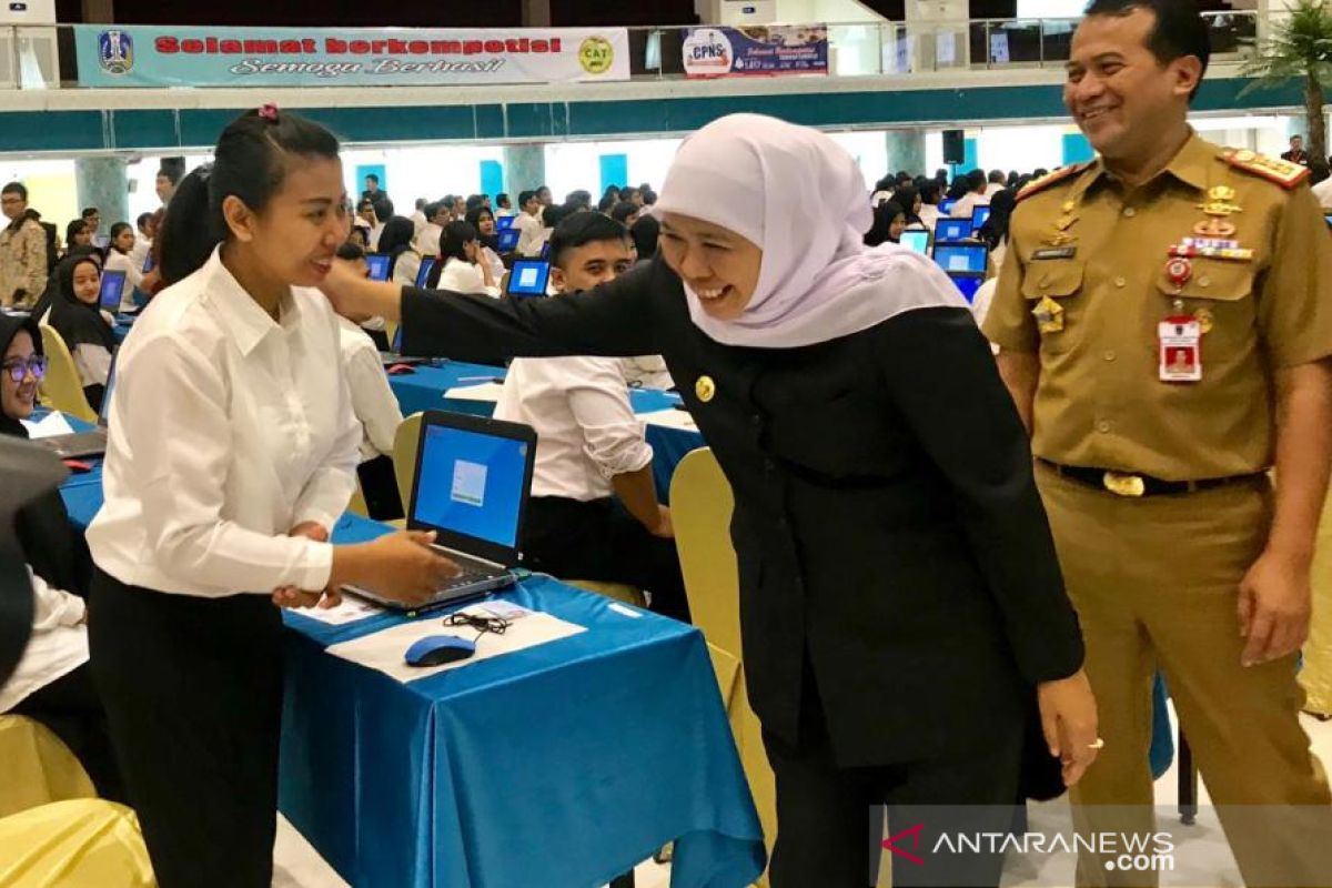 Gubernur Jatim memotivasi CPNS peserta seleksi kompetensi dasar