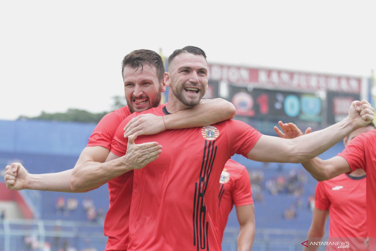 Persija Jakarta bungkam Persela 4-1 pada laga Piala Gubernur Jatim 2020