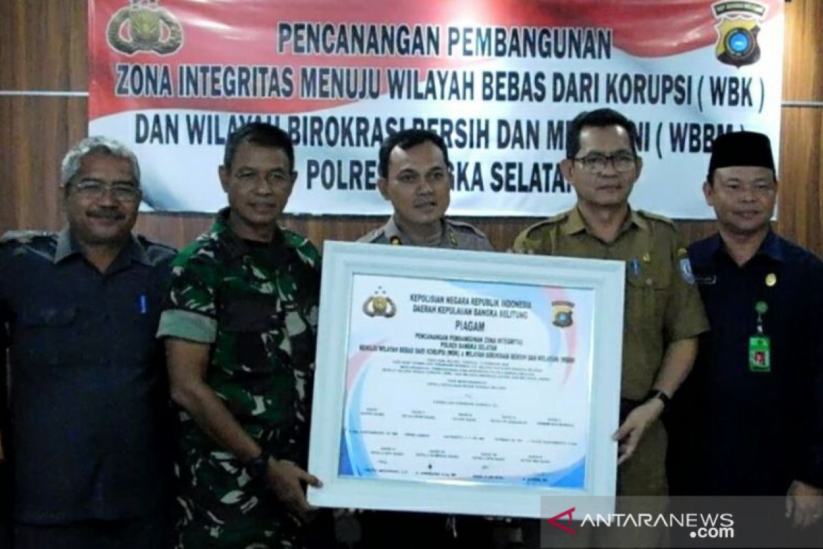 Polres Bangka Selatan berkomitmen membangun ZI menuju WBK dan WBBM