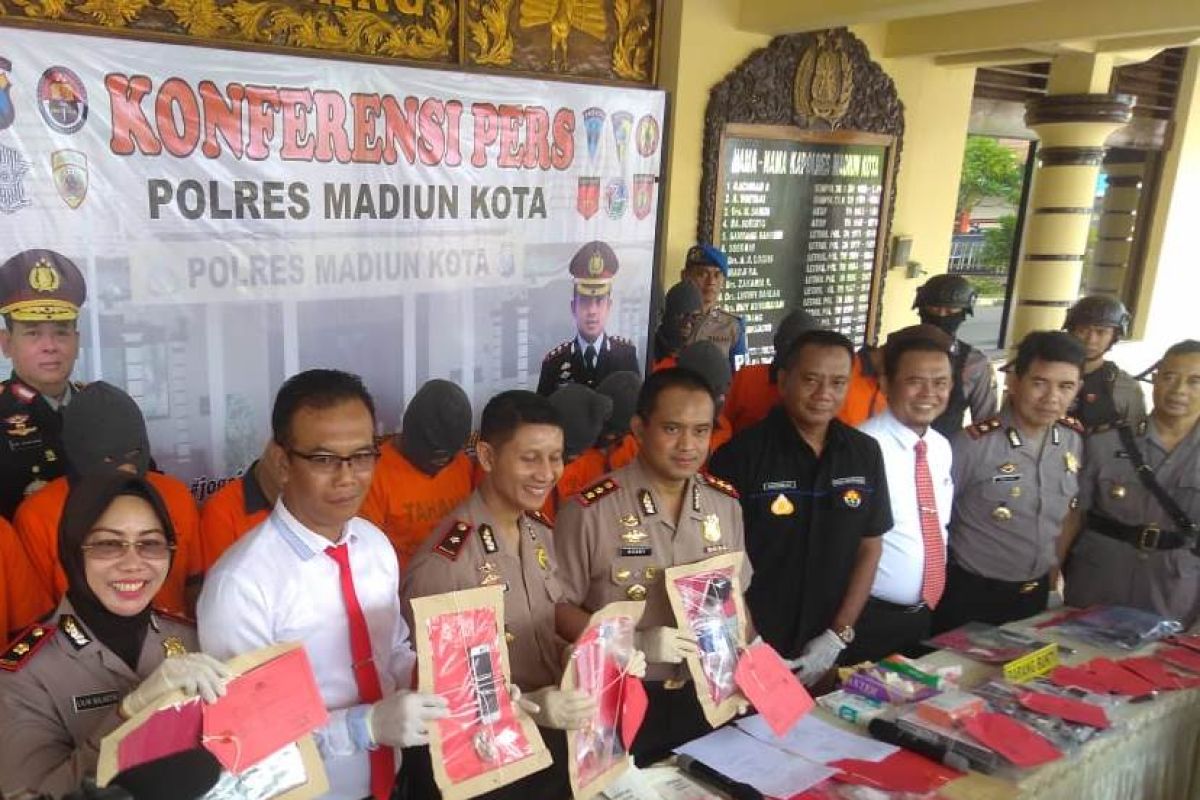 Polres Madiun Kota tangani sembilan kasus pidana umum, 12 tersangka ditangkap