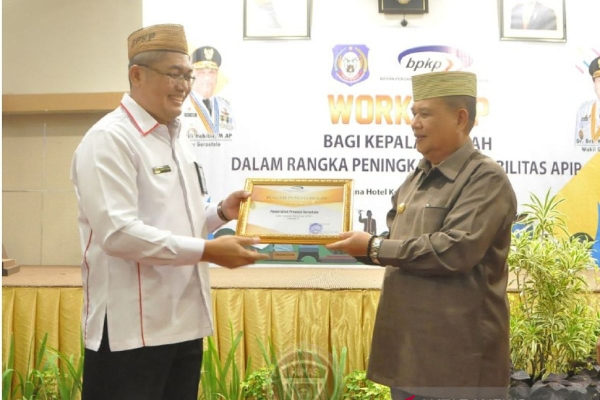 Kabupaten/Kota se Gorontalo terima penghargaan Kapabilitas APIP