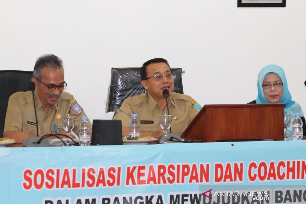 Wabup Bangka minta OPD maksimalkan pengelolaan arsip