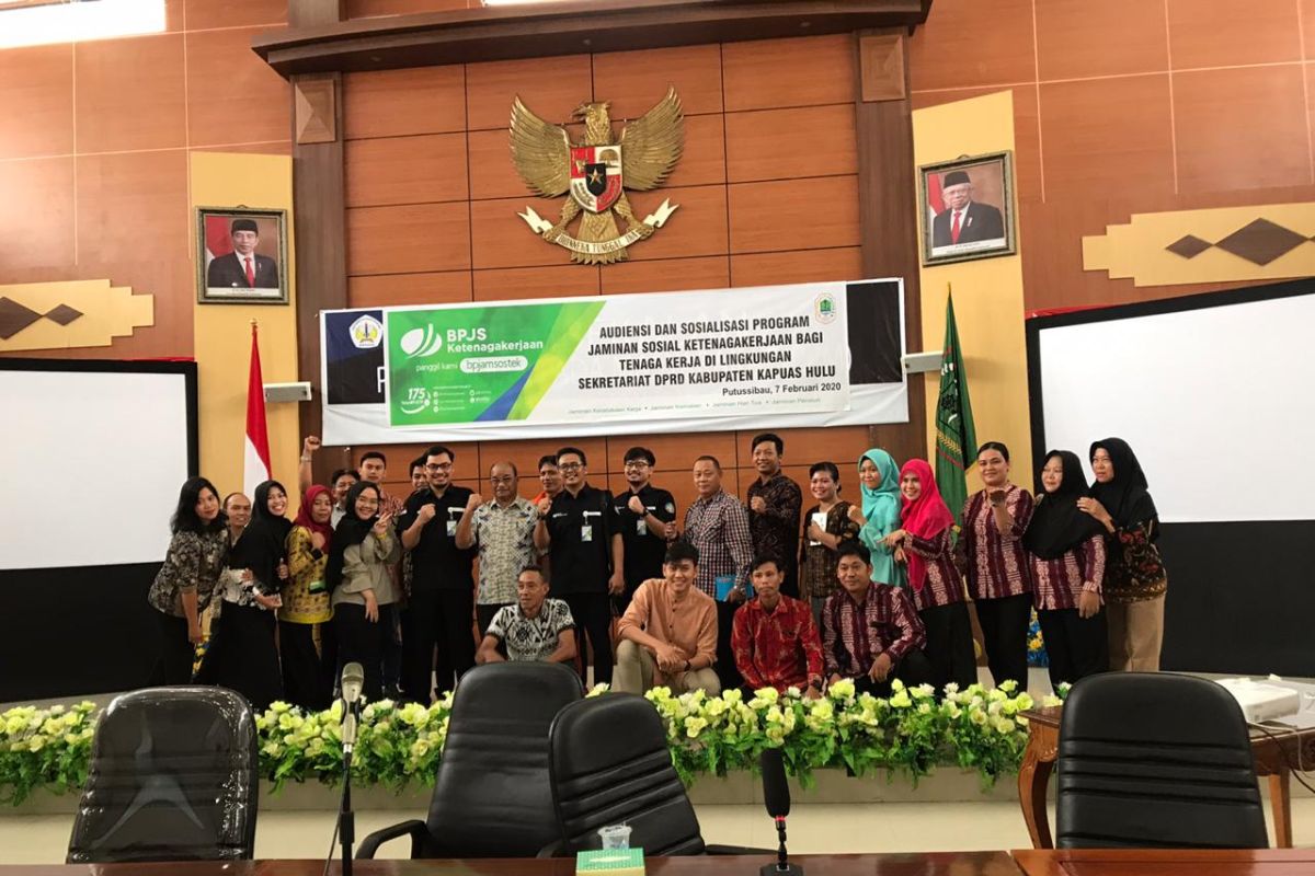 BP Jamsostek Kapuas Hulu datangi gedung Dewan