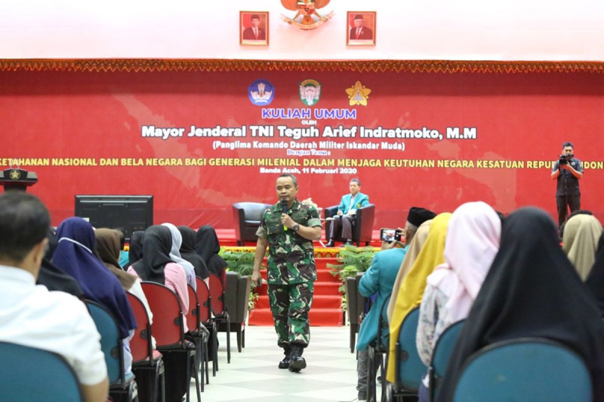 Pangdam ingatkan mahasiswa Aceh tidak gampang terpengaruh hoaks