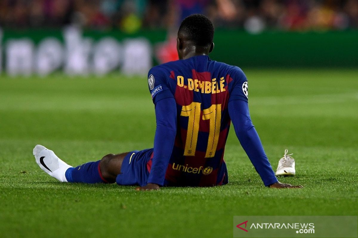 Barcelona kehilangan Dembele enam bulan