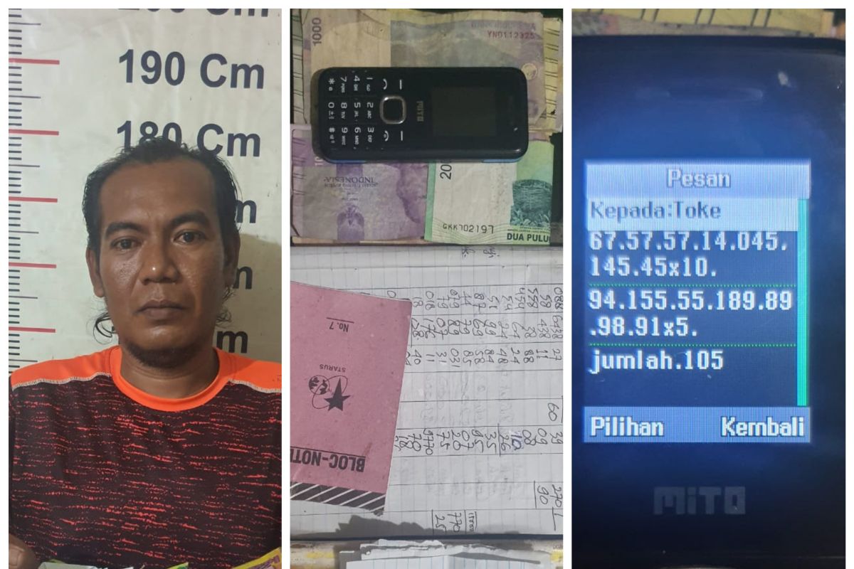 Polisi Stabat tangkap pelaku perjudian togel