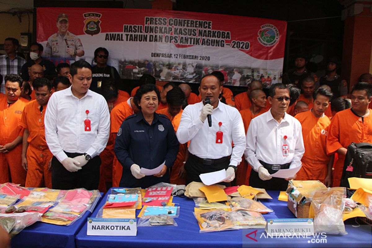 Polda Bali tangkap dua pengedar narkotika jaringan Malaysia-Bali