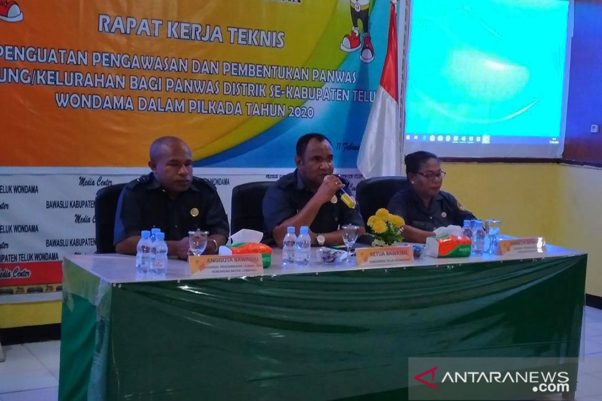 Bawaslu Wondama dukung menempatan Plt kepala daerah jelang Pilkada