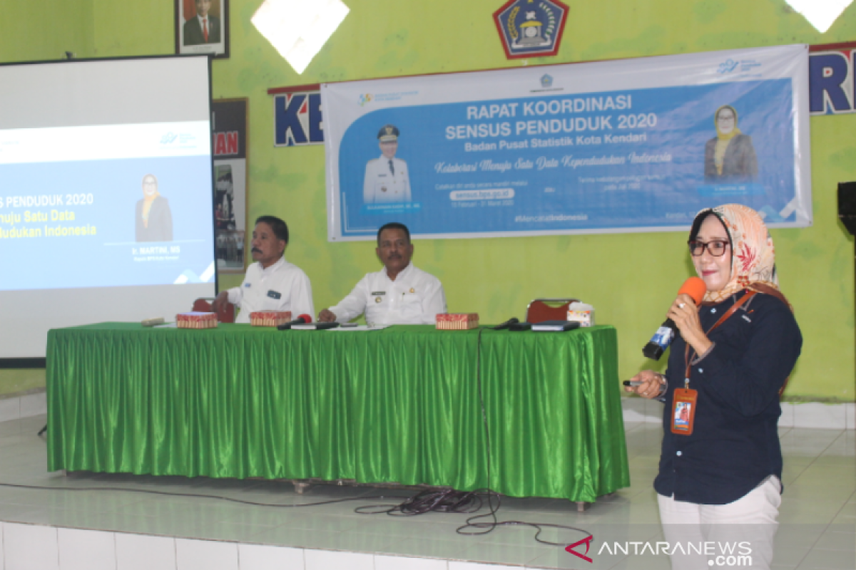 BPS Kota Kendari bangun koordinasi soal pelaksanaan sensus penduduk 2020