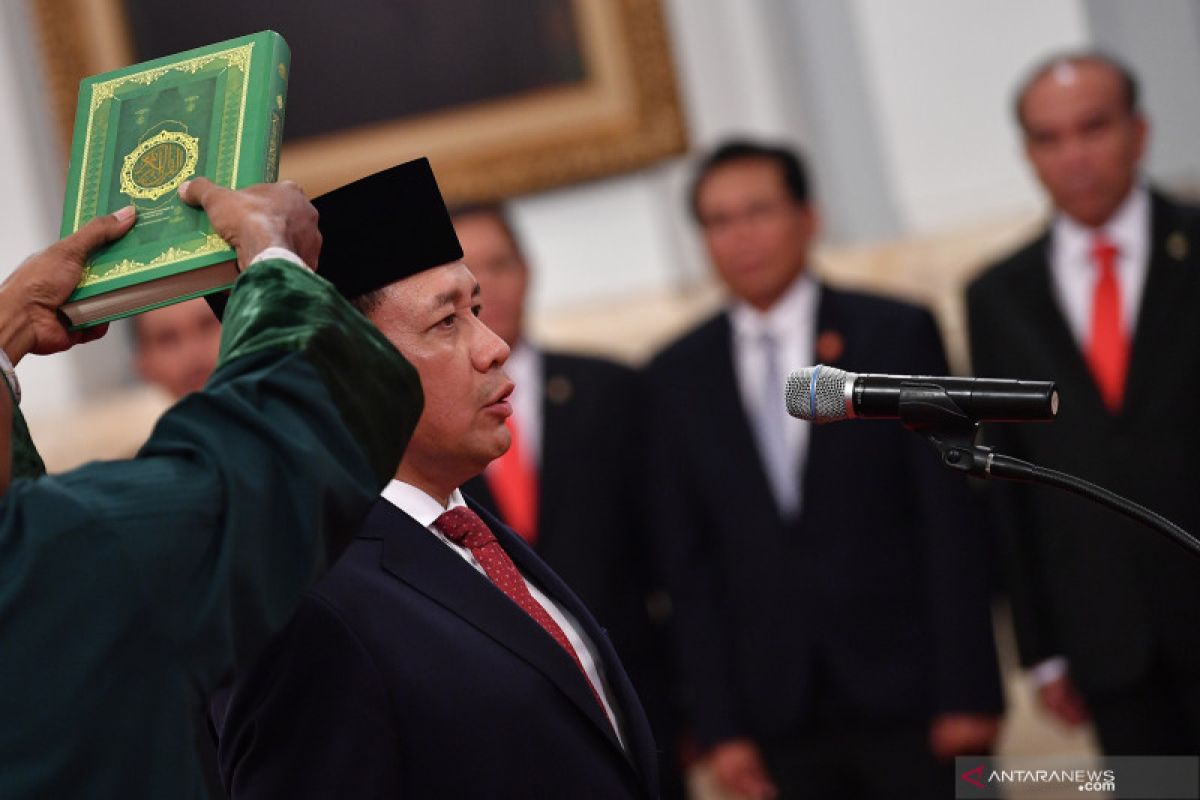 Presiden lantik Laksamana Madya TNI Aan Kurnia sebagai Kepala Bakamla