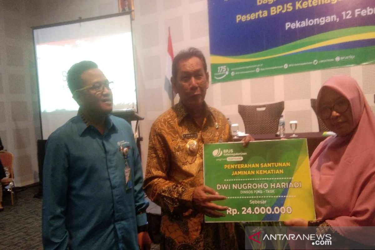 Klaim BPJAMSOSTEK Pekalongan capai Rp166,8 miliar