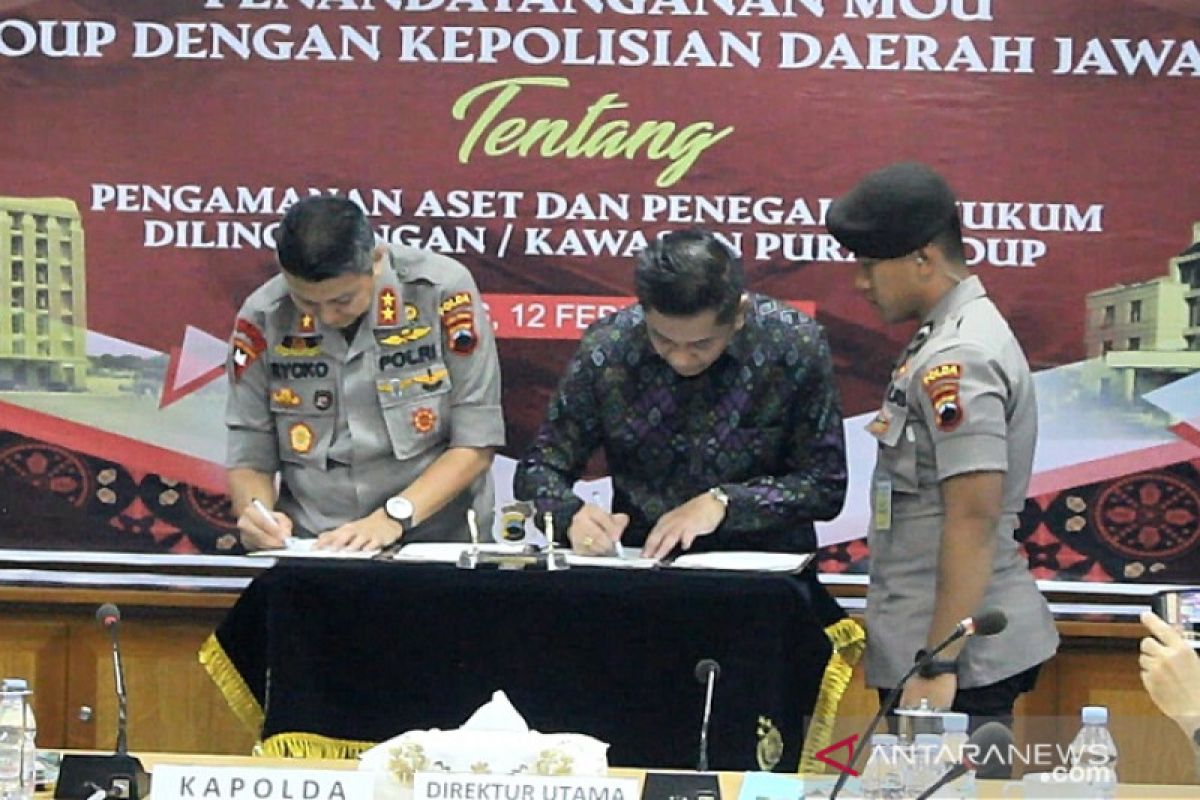 Polda-PT Pura Kudus tandatangani MoU bidang pengamanan