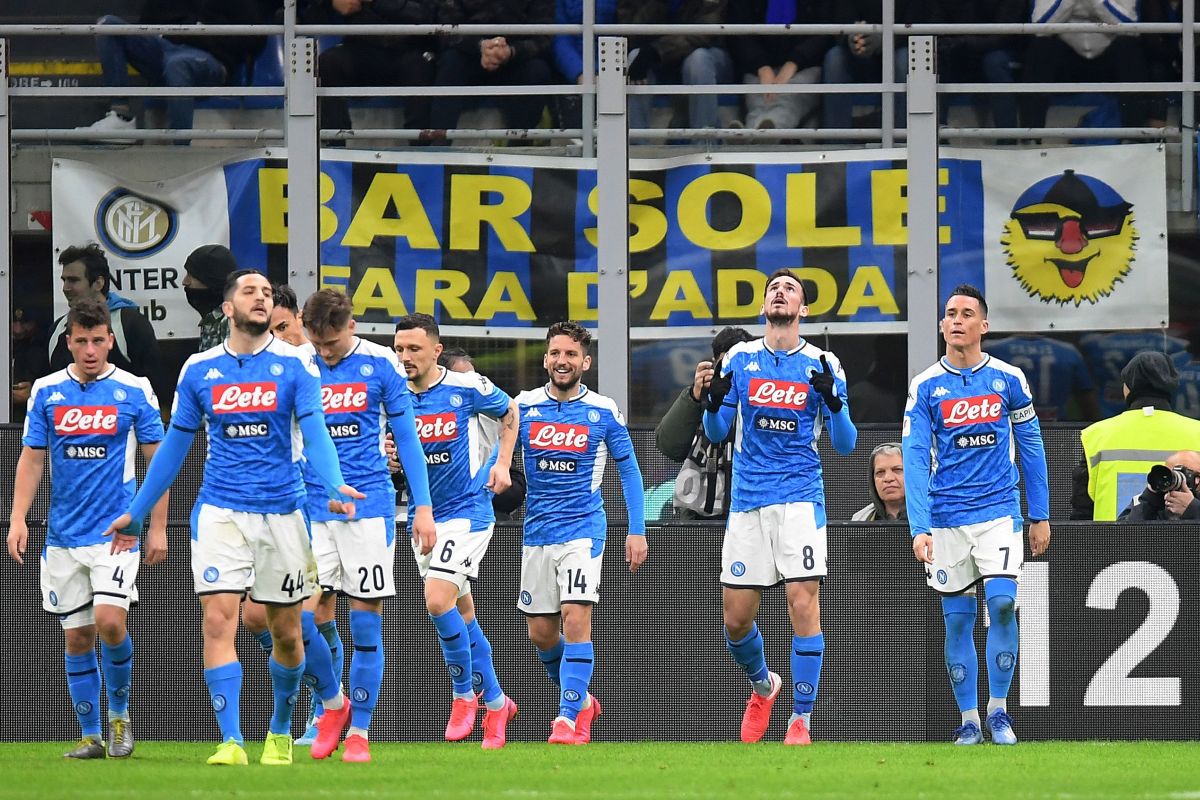 Napoli taklukkan Inter pada leg pertama semifinal Coppa Italia
