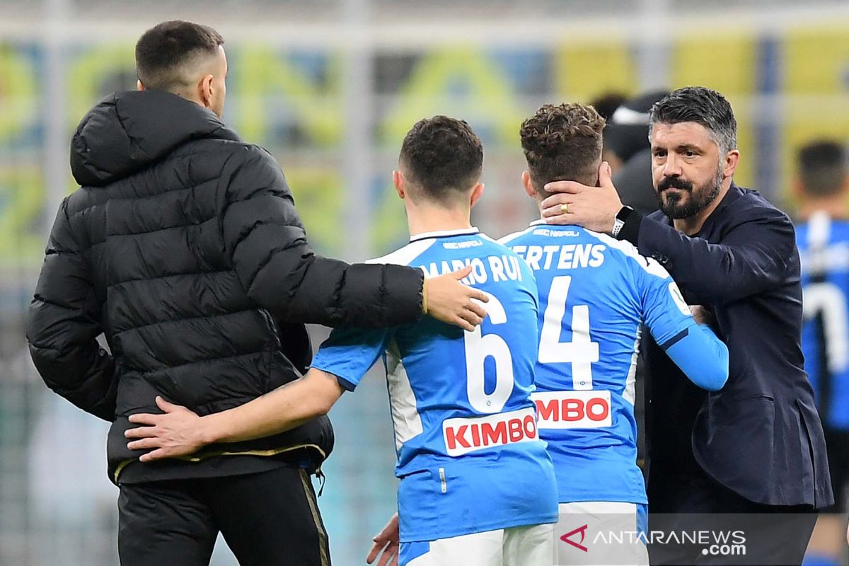 Napoli menang 1-0 atas Inter Milan pada leg pertama semifinal Coppa Italia