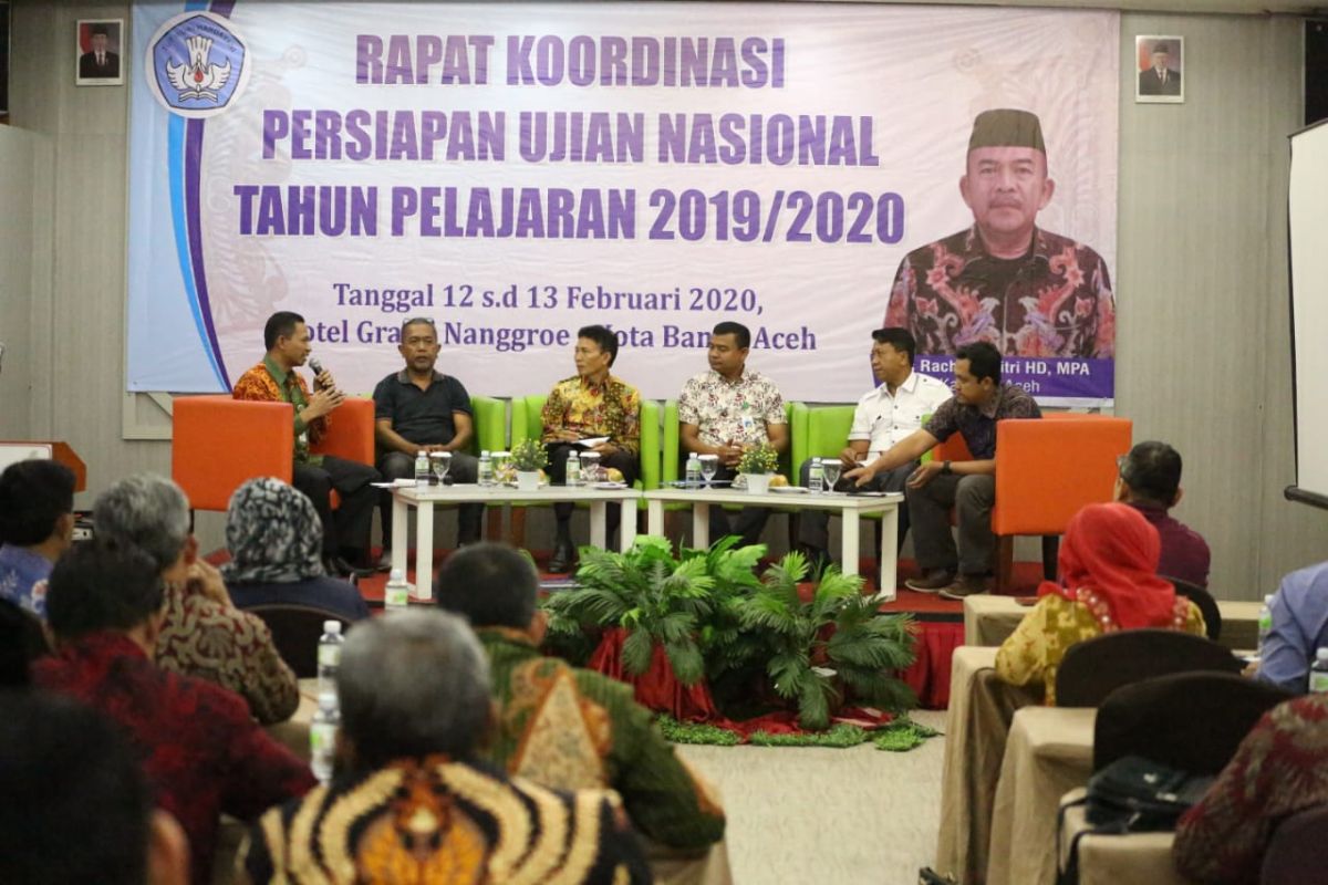 Dinas Pendidikan Aceh latih Proktor sukseskan UNBK