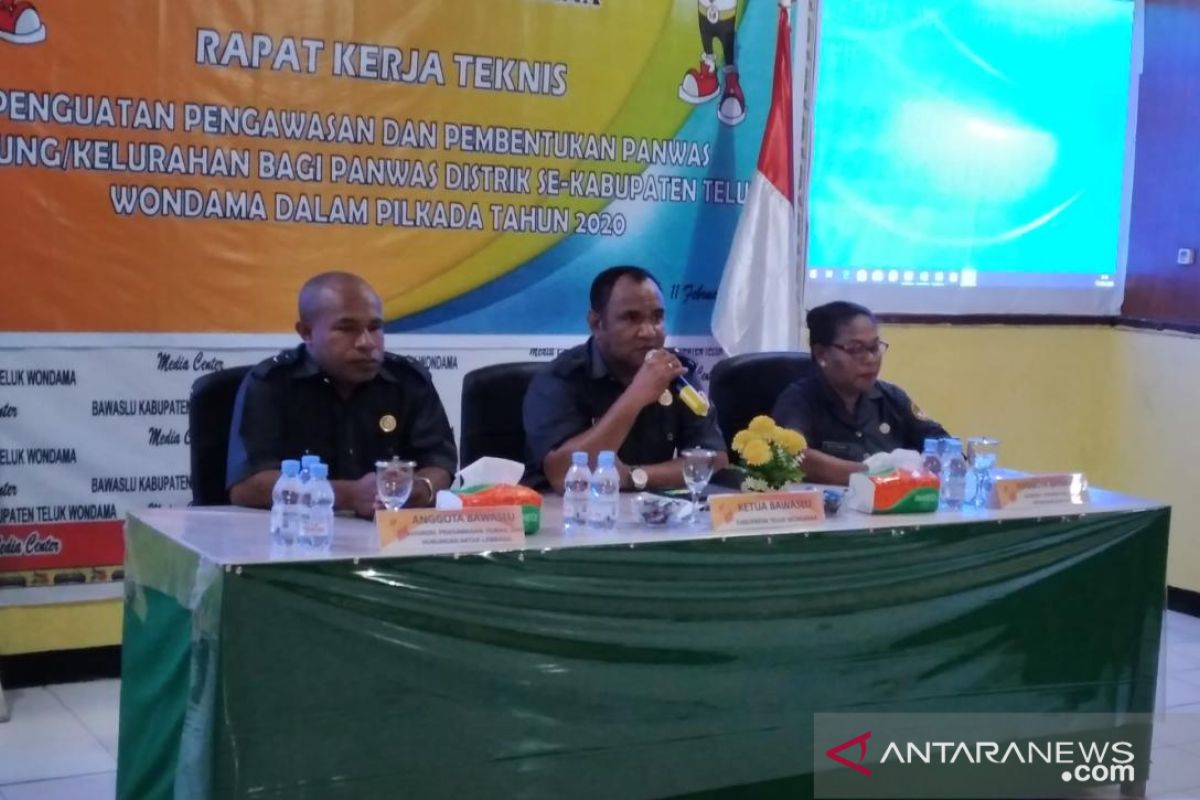 Bawaslu Wondama dukung menempatan Plt kepala daerah jelang Pilkada