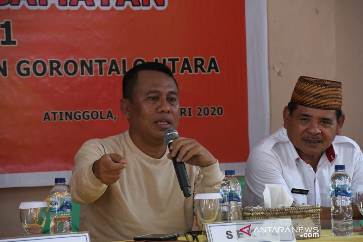 Sekda Gorontalo Utara minta aparatur lebih banyak turun ke desa