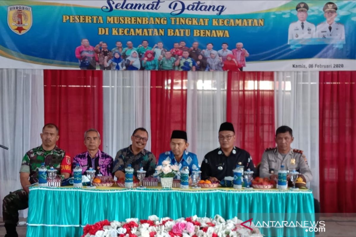 Masih ada dua desa tertinggal di Kecamatan Batu Benawa