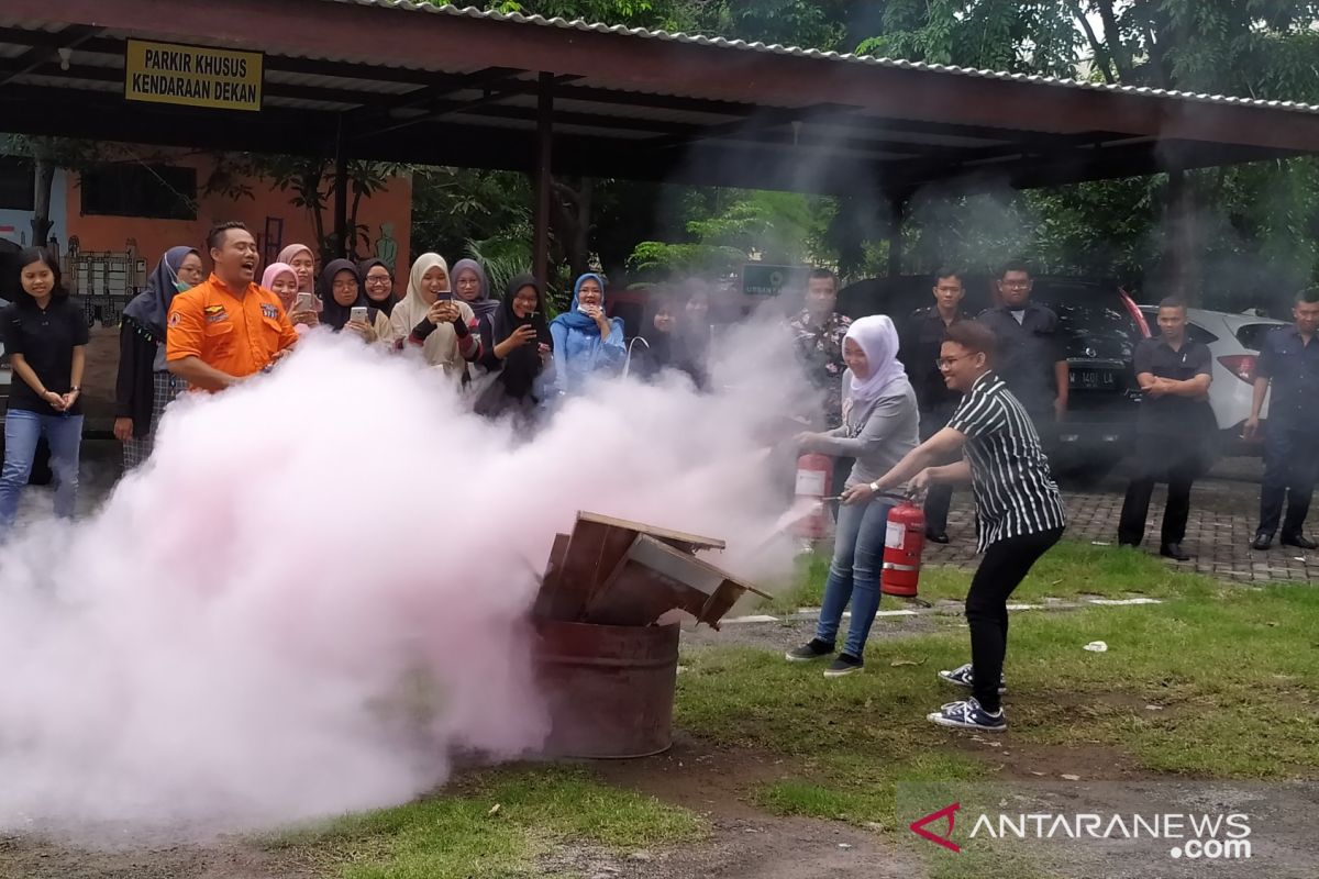 Lokasi kampus di titik rawan, Ubhara gelar latihan tanggap bencana