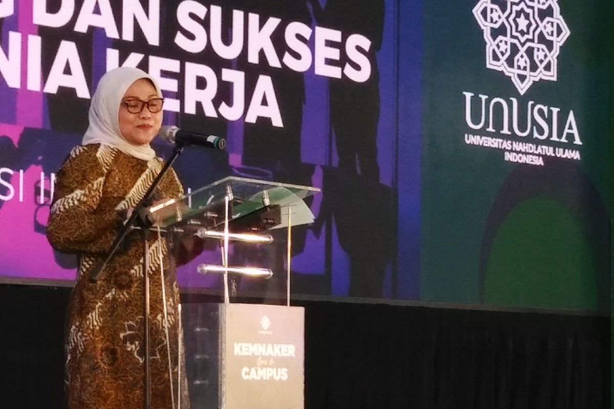 Ida Fauziah kunjungi kampus kenalkan program Kemenaker pada mahasiswa