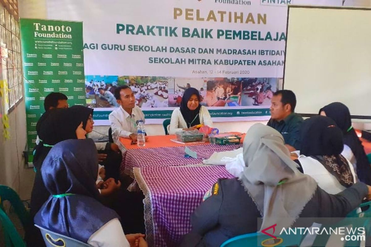 Tanoto Foundation berikan pembekalan mutu pendidikan di Asahan