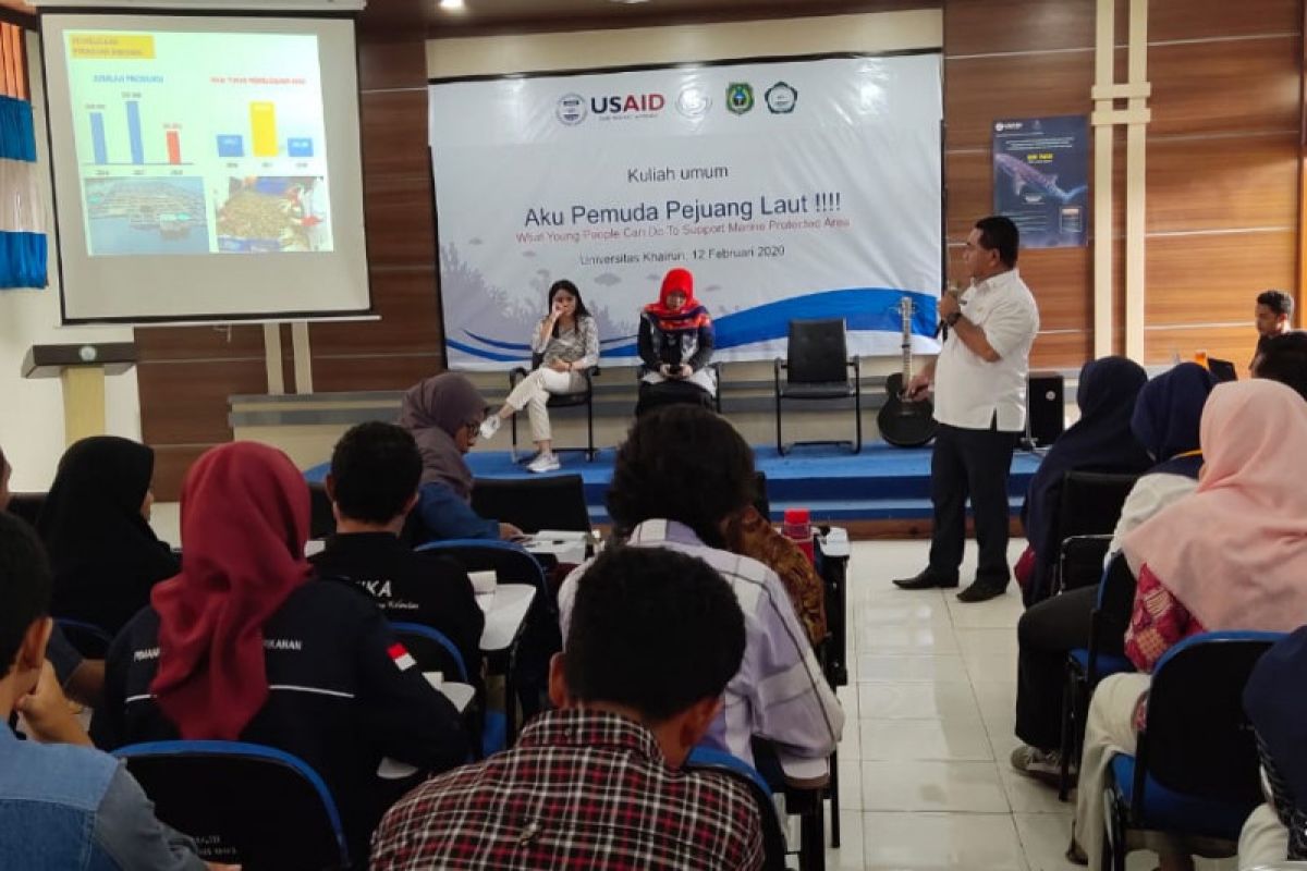 USAID-DKP Malut gelar kuliah umum pengembangan konservasi perairan