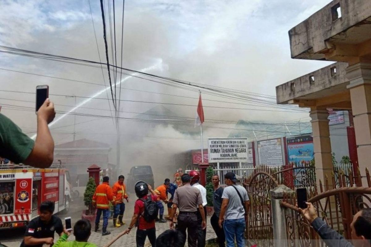 20 Orang napi ditetapkan sebagai tersangka kerusuhan di Rutan Kabanjahe