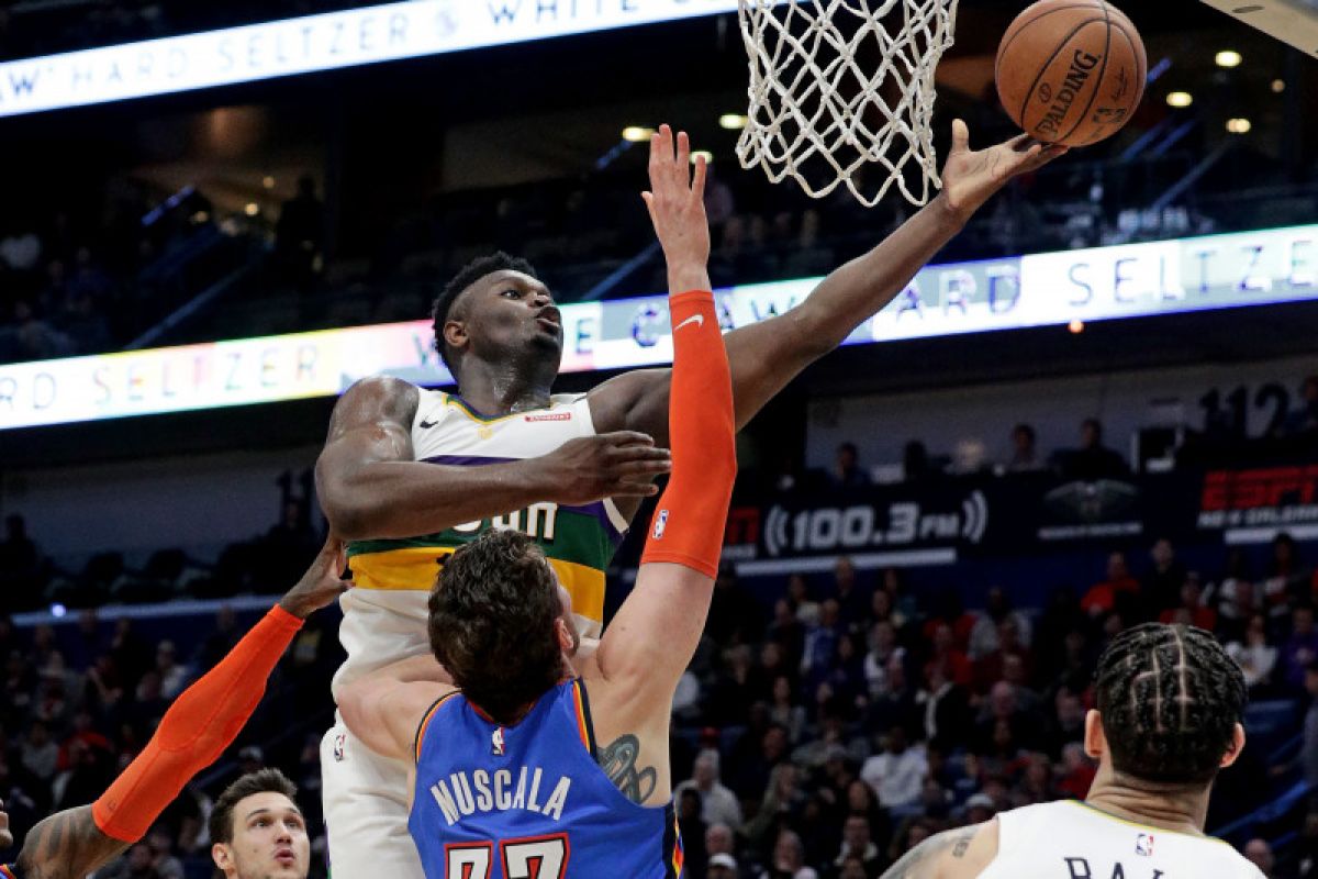 Pelicans takluk kepada Thunder meski Williamson panen 32 poin