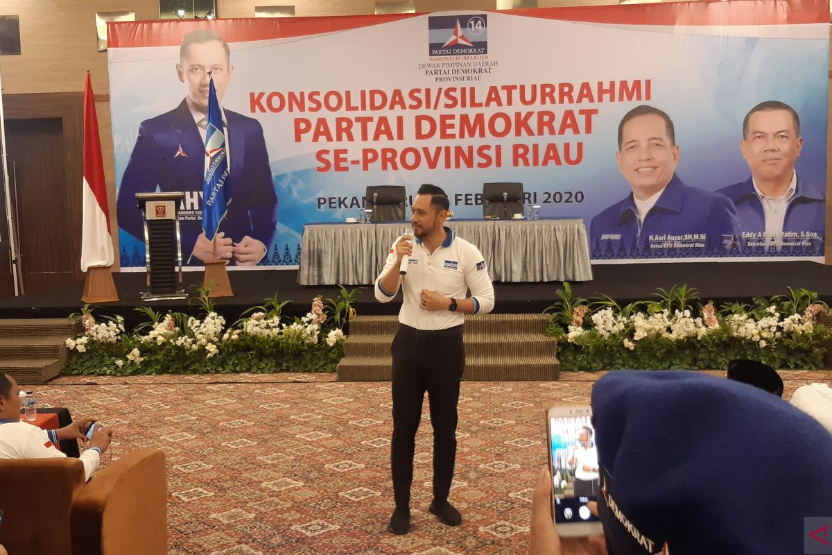 AHY beri "lampu hijau" usung kader Demokrat di Pilkada Riau
