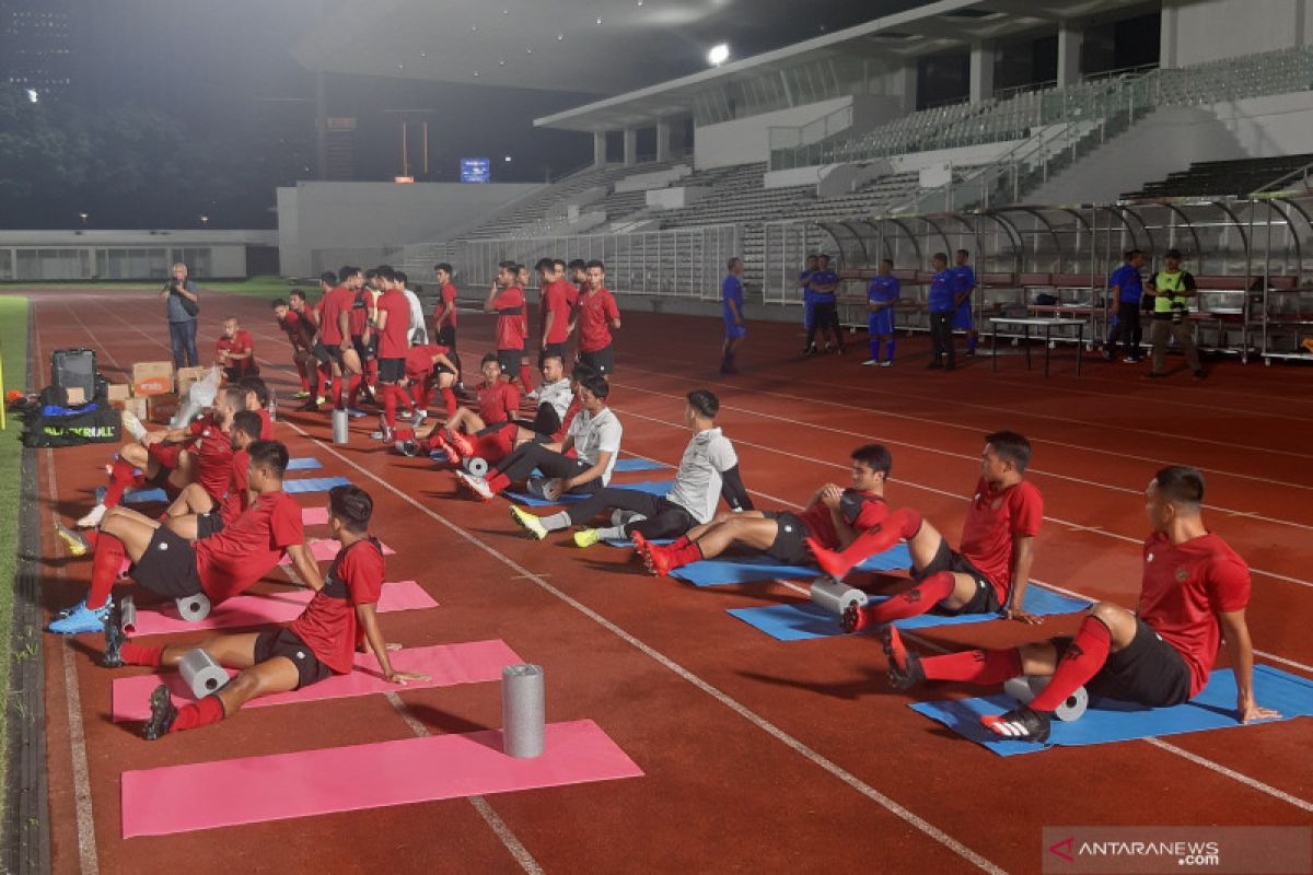 Manajer Shin Tae-Yong fokus pemulihan kondisi pemain di latihan perdana timnas