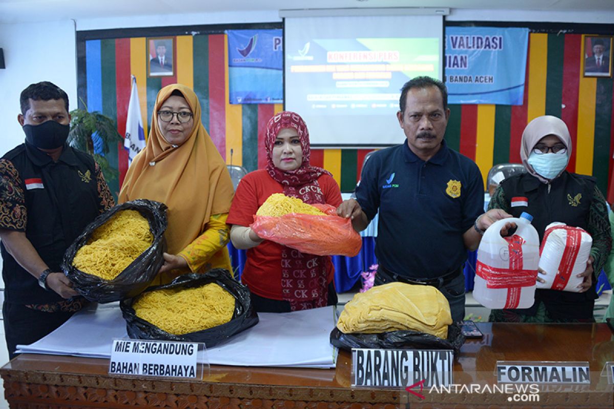 BPOM amankan mie kuning berbahan formalin