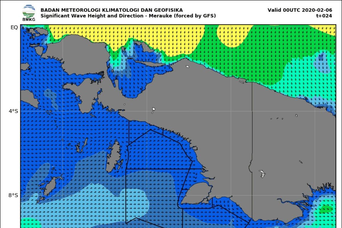 BBMKG ingatkan nelayan-nakhoda kapal waspadai gelombang tinggi perairan Papua