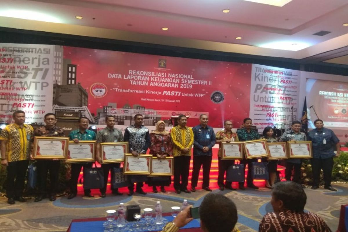 Kemenkumham Sultra raih juara rekonsiliasi nasional laporan keuangan