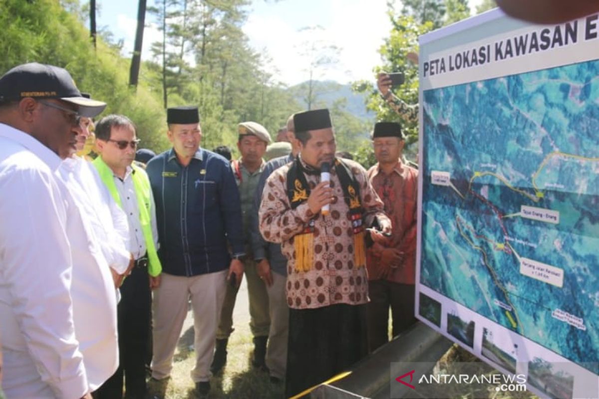 Bupati harap jembatan Enang-Enang dibangun maksimal