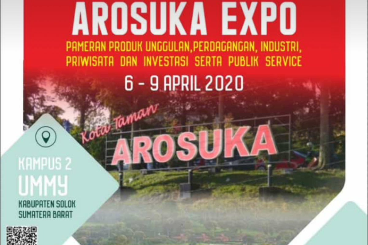 Solok Regency prepare 78 stands at Arosuka Expo 2020 to promote SME products