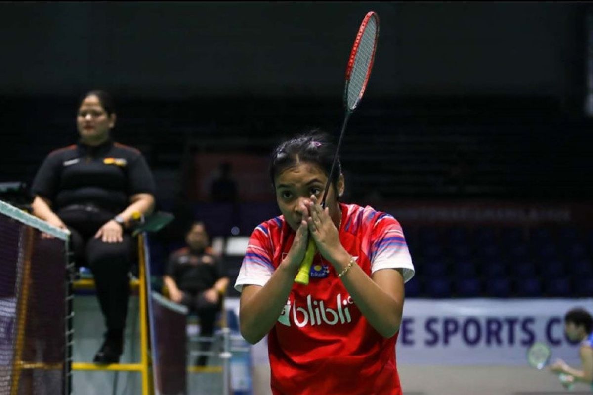 Gregoria buka keunggulan 1-0 bagi Indonesia atas Korsel di final BATC