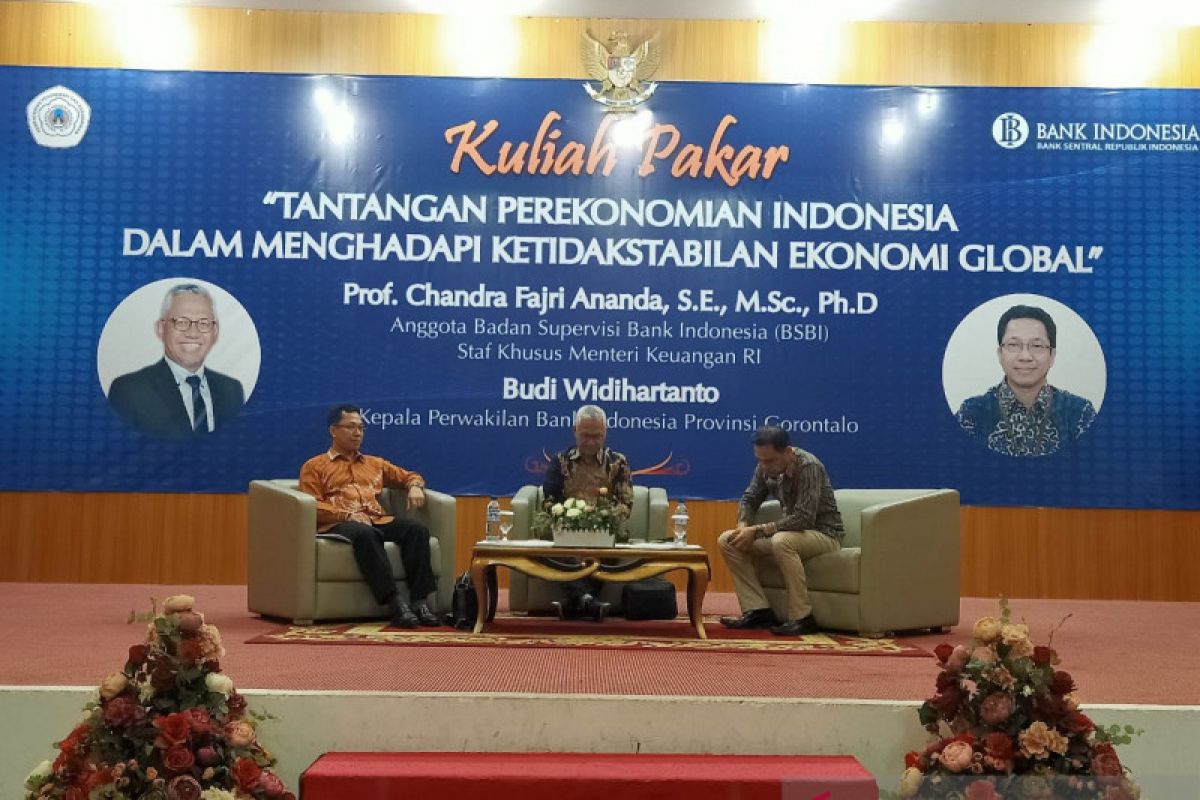 BI Gorontalo gelar kuliah pakar nasional perekonomian Indonesia
