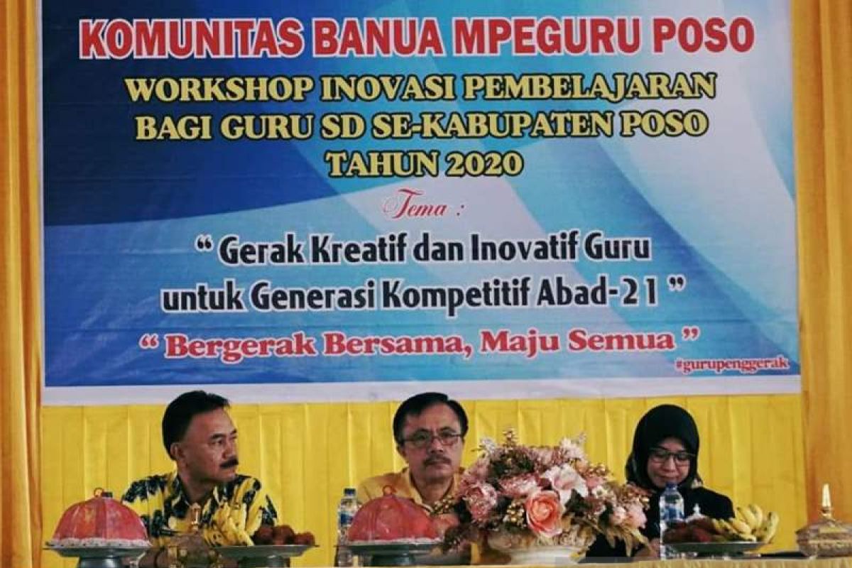 Disdik Poso apresiasi workshop inovasi pembelajaran komunitas Banua Mpeguru