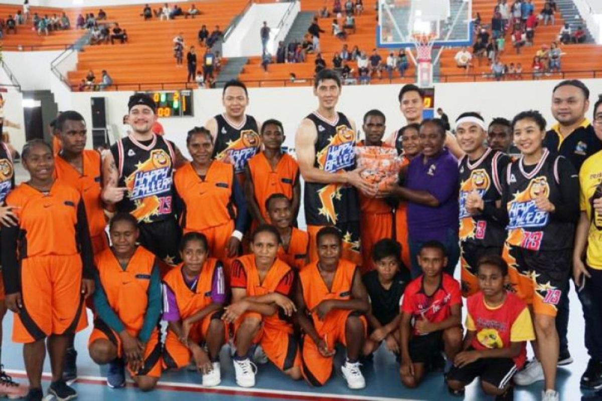 Freeport uji coba pertandingan "basketball fun games" di MSC Timika
