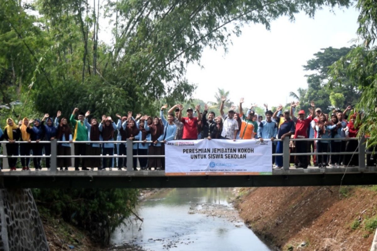 ACT DIY berpartisipasi merampungkan jembatan akses pelajar di Bantul