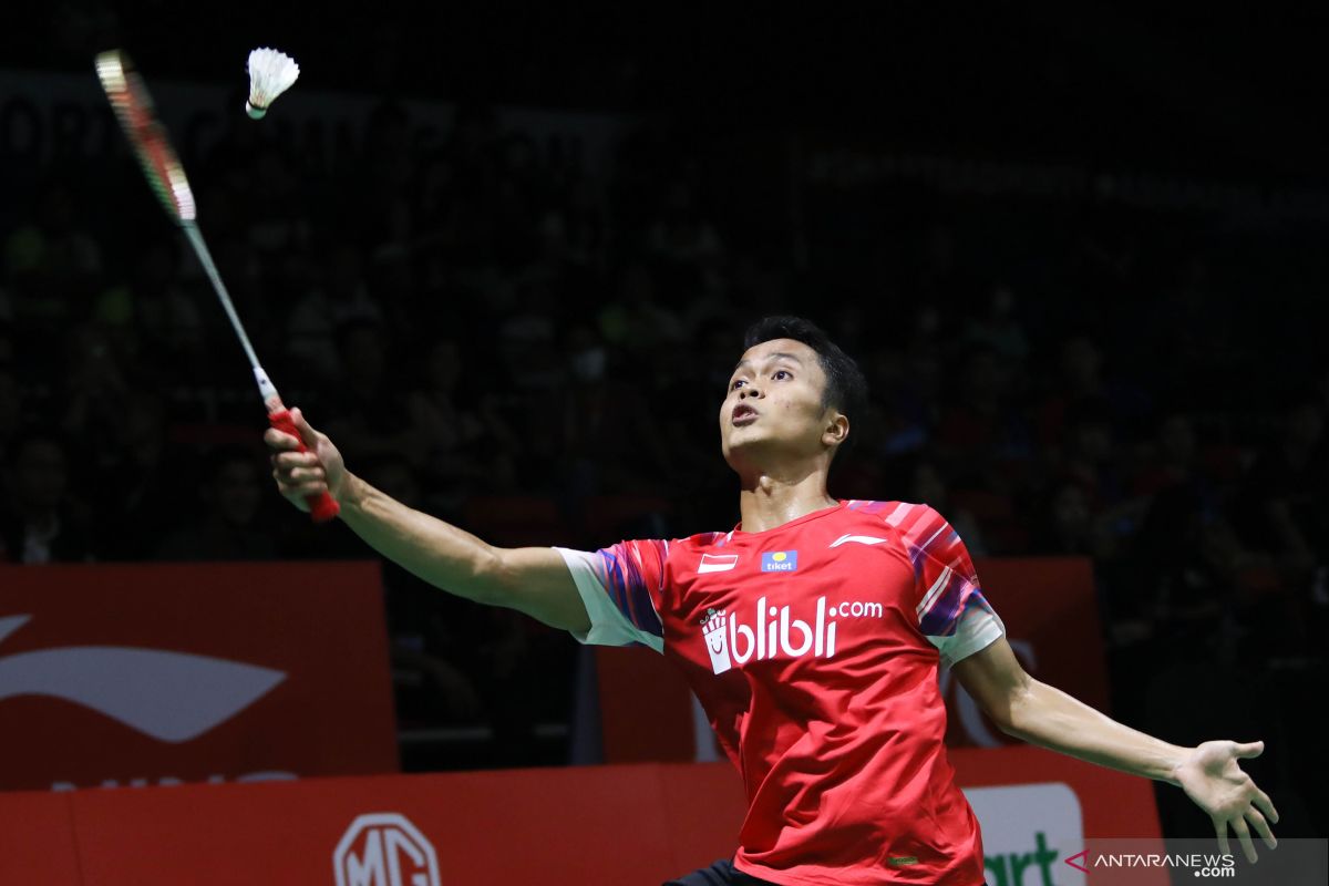 Anthony Ginting buka keunggulan Indonesia di final BATC 2020