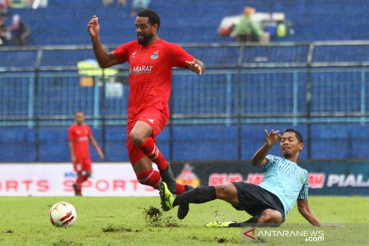 Persela dan Sabah FA berbagi angka 2-2 di laga Piala Gubernur Jawa Timur